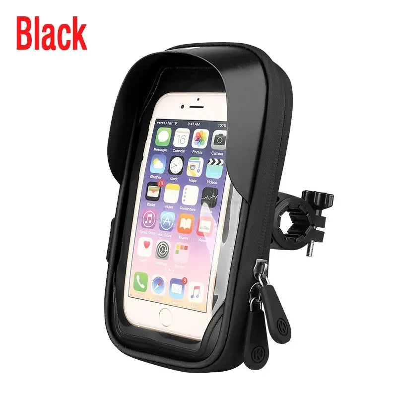 Handlebar Phone Holder Bag – Touch Screen Bike & Motorcycle Mount