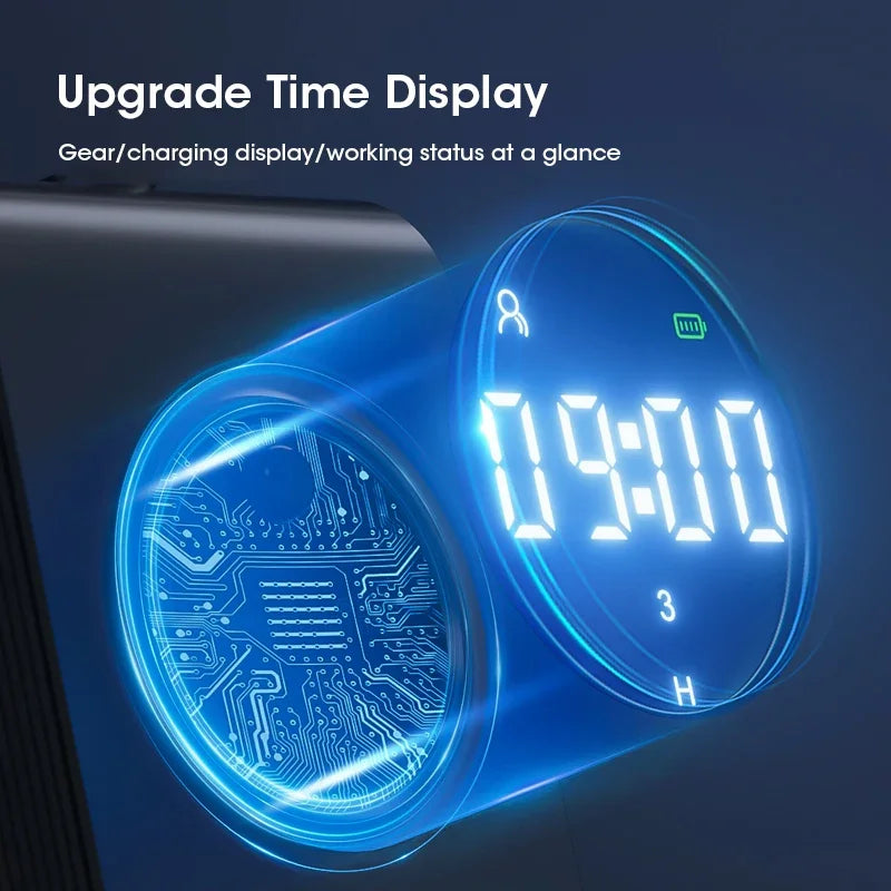 NOCCLILI Automatic Aromatherapy Diffuser – Wall-Mounted USB Rechargeable Fragrance Machine with Clock