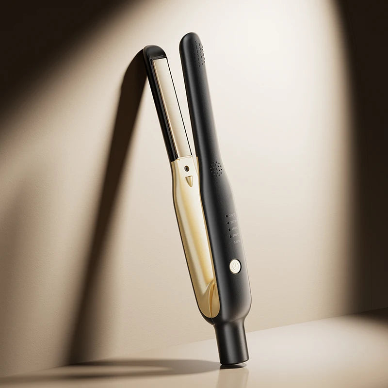 Portable Mini Hair Straightener & Curler – Lightweight Flat Iron with Auto Shut-Off
