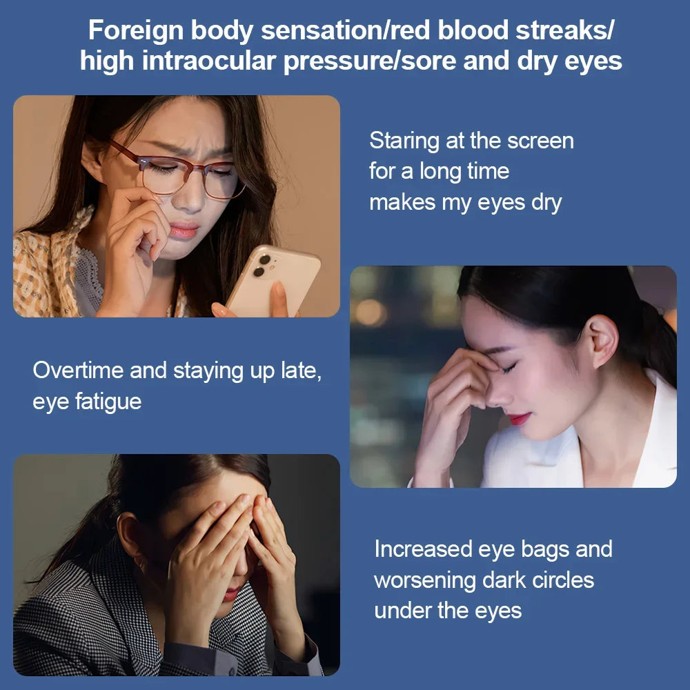 TINSOL Smart Steam Eye Mask – Heated Vibration Eye Relaxation Device