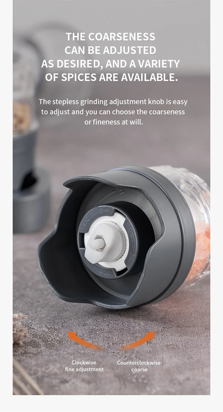 BALASHOV Electric Spice Grinder – Rechargeable Multi-Compartment Grinder with Ceramic Core