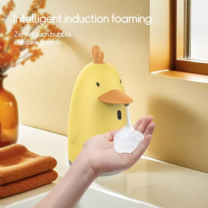 Touchless Automatic Foam Soap Dispenser 300ml – Infrared Sensor, USB-C Rechargeable, IPX7 Waterproof