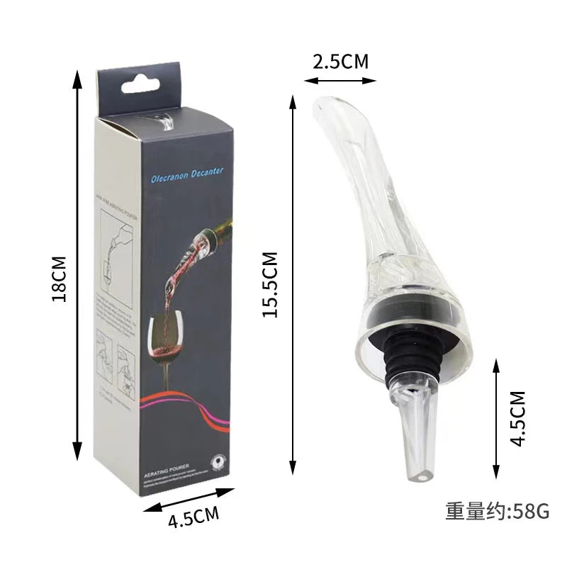Upors Instant Wine Aerator Pourer – Compact Decanter Attachment for Red & White Wine