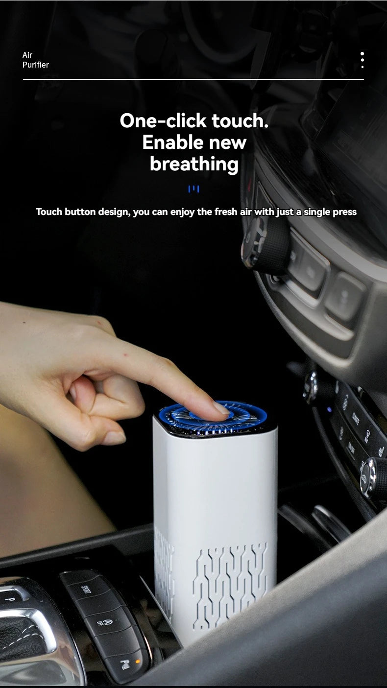 KUALOOL Compact Air Purifier – Portable Deodorizer for Car & Small Spaces