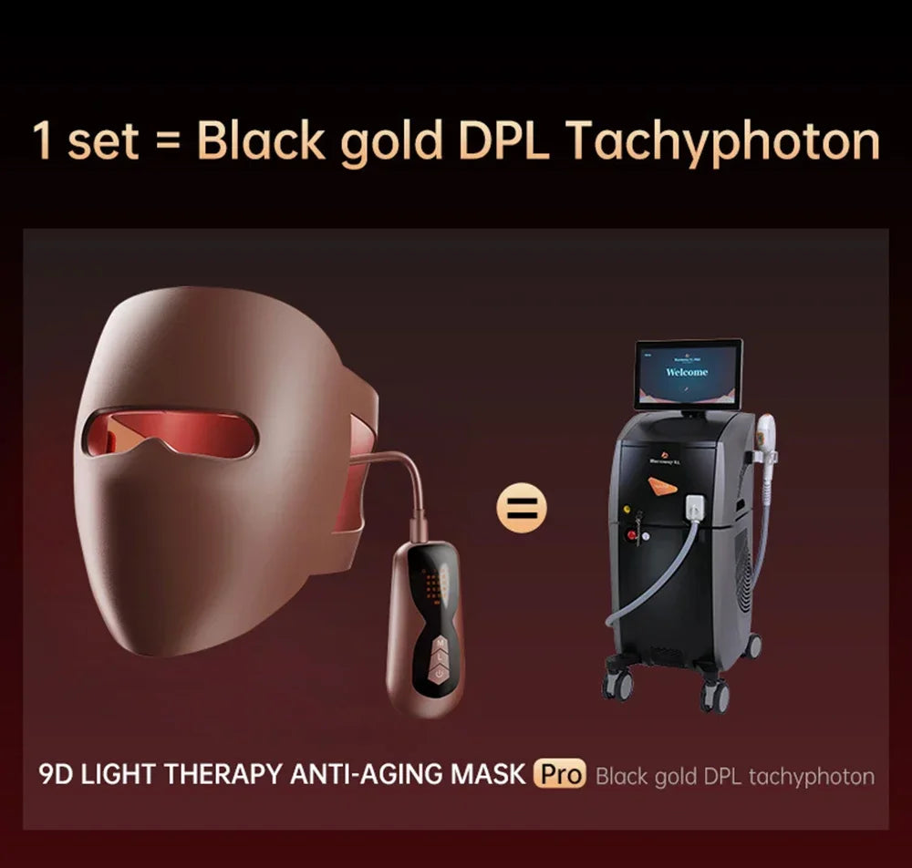 3D Silicone LED Face Mask with Red & Near-Infrared Light – USB Rechargeable Skincare Beauty Device