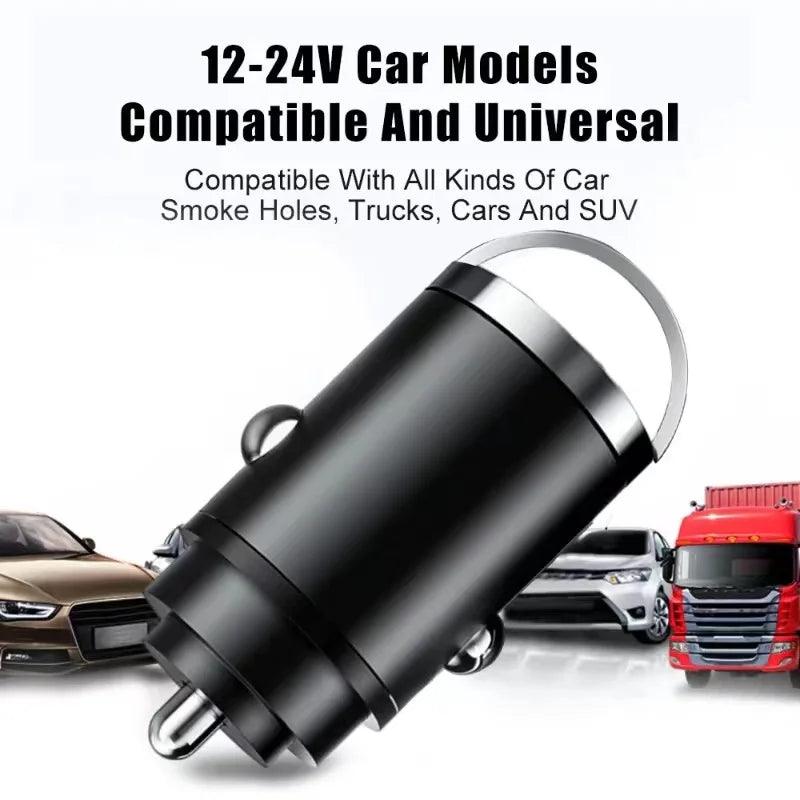 100W Car Charger Lighter – Quick Charge 3.0 + USB-C Fast Charger