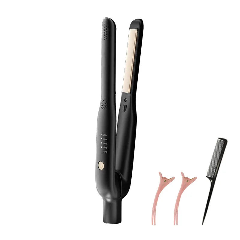 Portable Mini Hair Straightener & Curler – Lightweight Flat Iron with Auto Shut-Off