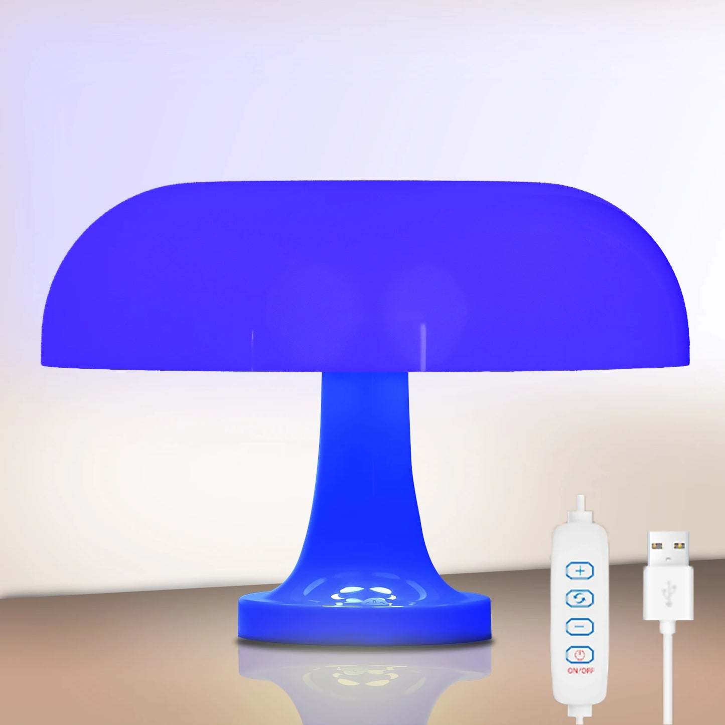 Topwinson Mushroom Night Lamp | Tri-Color Ambient Light with USB-C Charging