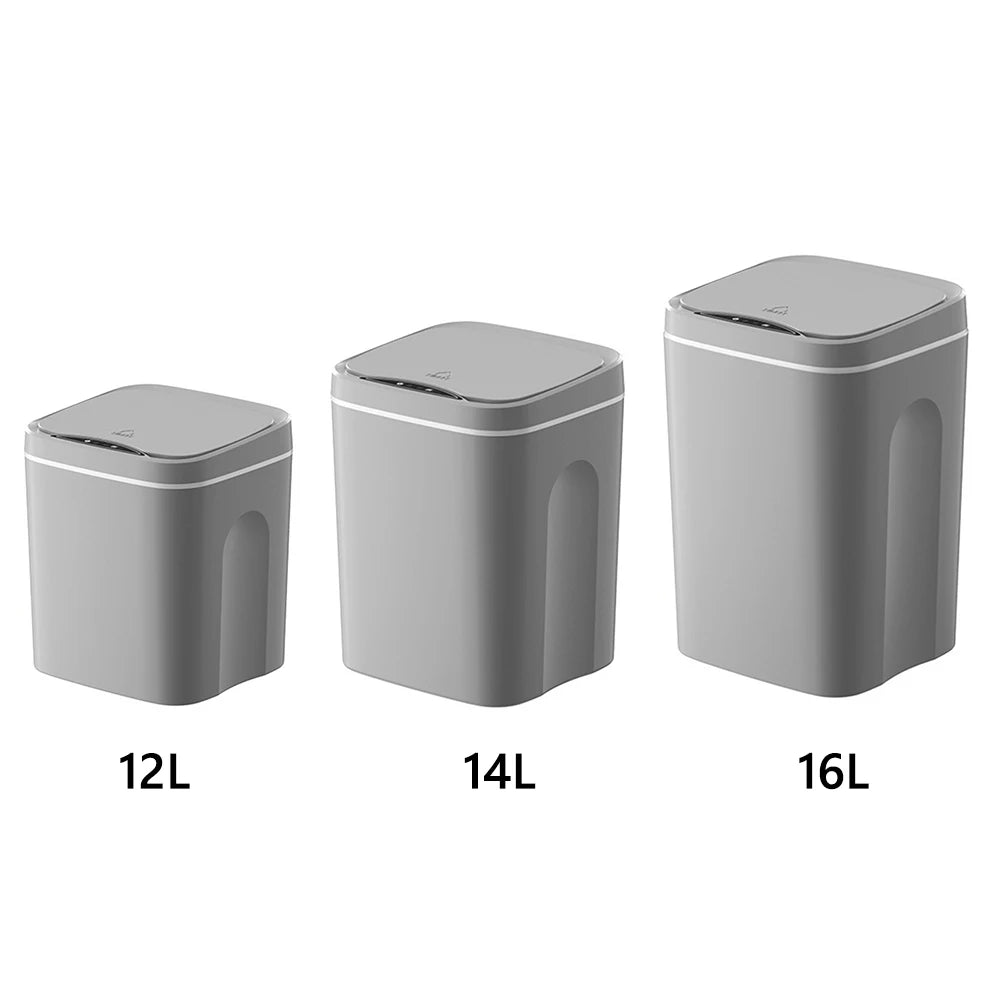 12L/14L/16L/20L/24L Touchless Smart Trash Can – Waterproof Sensor Waste Bin for Home Recycling