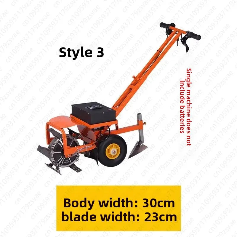 Electric Lawn Mower with A Household All-in-one Machine for Trenching, Loosening, Ploughing and Turning Soil