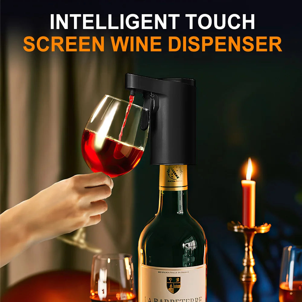 Smart Electric Wine Pump – Touch Control Rechargeable Wine Dispenser