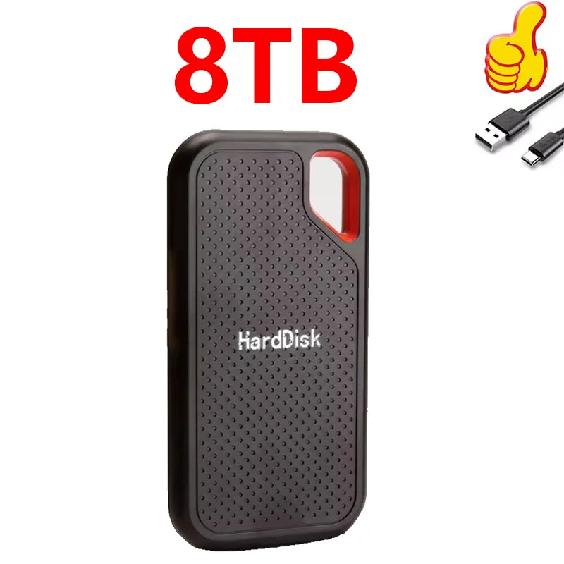 USB 3.2 Portable SSD External Drive – Fast Storage for Laptop, Desktop & Gaming Consoles