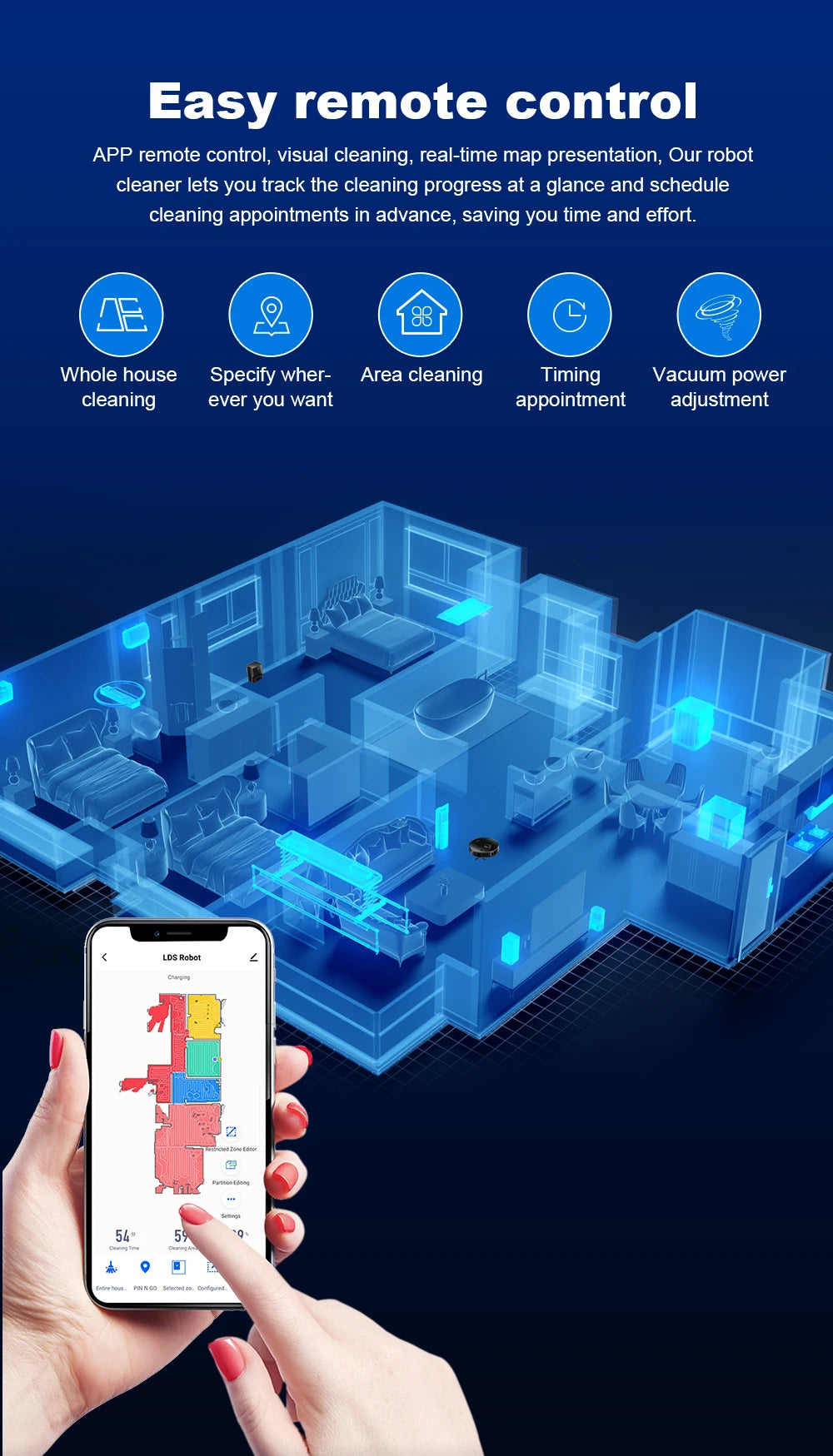 Liectroux M70 Pro Smart Robot Vacuum – LiDAR Navigation, 175-Min Runtime, Self-Empty Base
