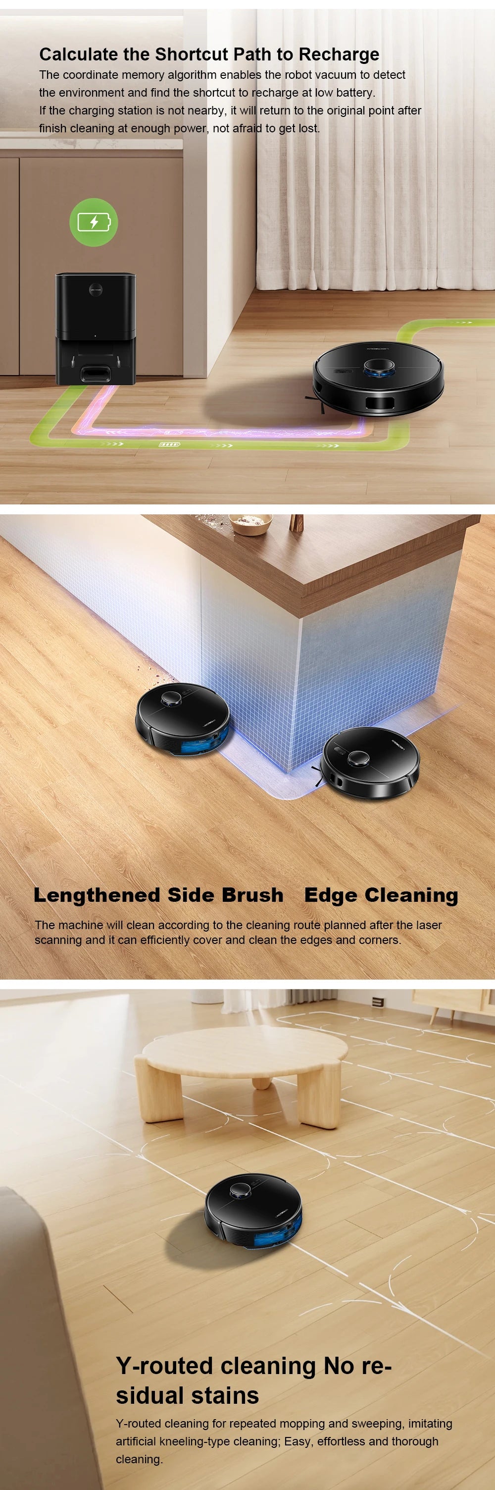 Liectroux M70 Pro Smart Robot Vacuum – LiDAR Navigation, 175-Min Runtime, Self-Empty Base