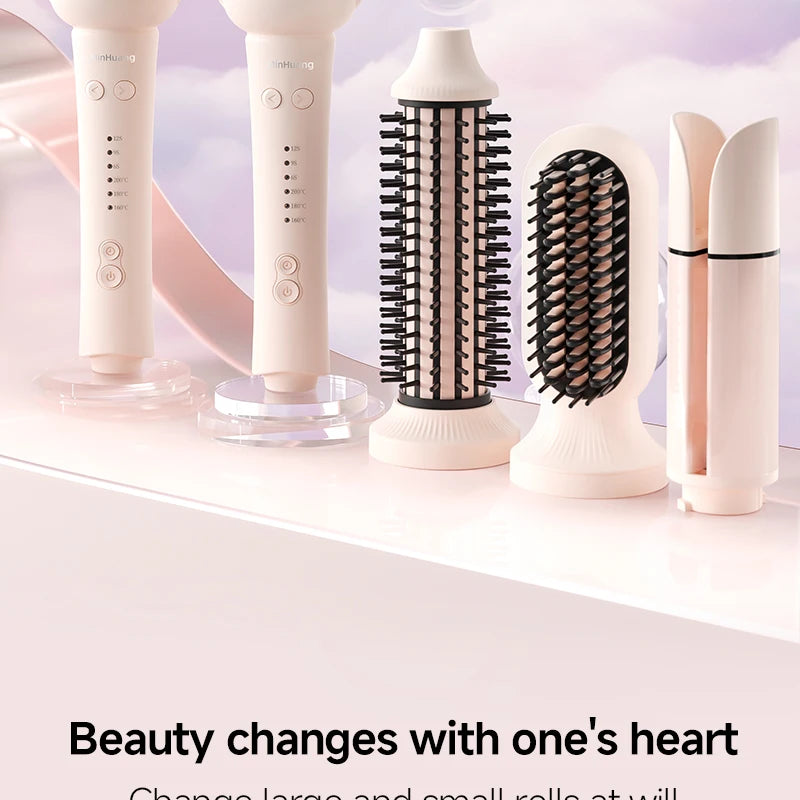 Automatic Rotating Hair Curler – 32mm Ceramic Wave Curling Iron with Interchangeable Barrels