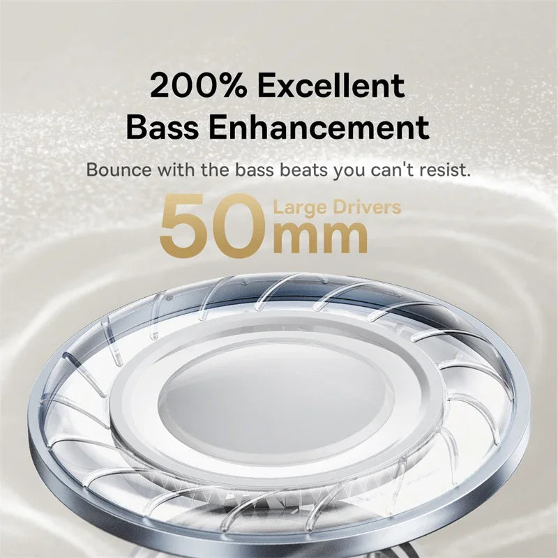 BASEUS Bowie 30 Max ANC Wireless Headphones – LDAC, Spatial Audio, 65H Battery