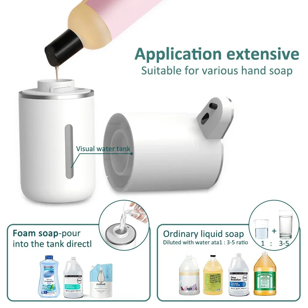 XIAOMI Automatic Foam Soap Dispenser | Touchless Infrared Sensor | USB Rechargeable Hand Wash Dispenser