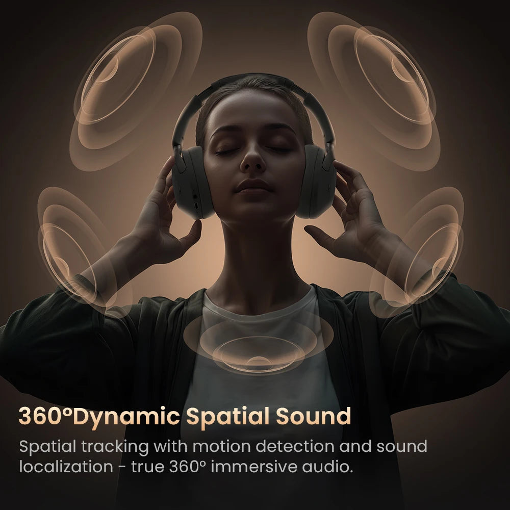 S40 ANC Wireless Headphones – 50dB Noise Cancelling, LDAC, 90H Battery