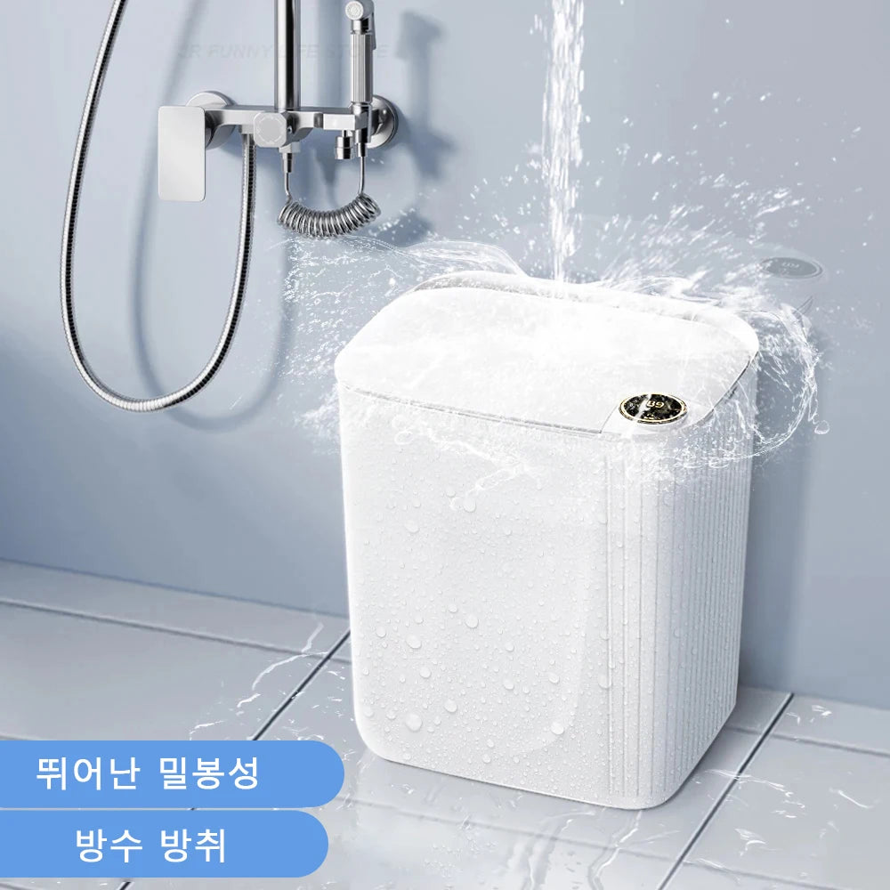 18L/20L Smart Sensor Trash Can – Rechargeable Touchless Garbage Bin with Digital Display