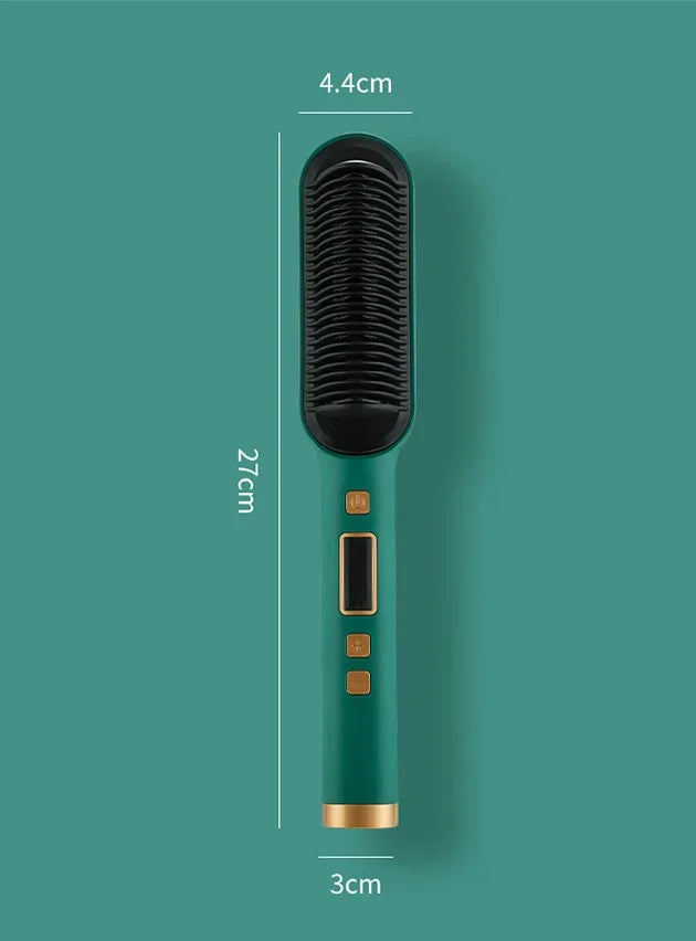 Thermostatic Hair Straightener Comb – 3-Minute Fast Styling Ionic Hot Brush