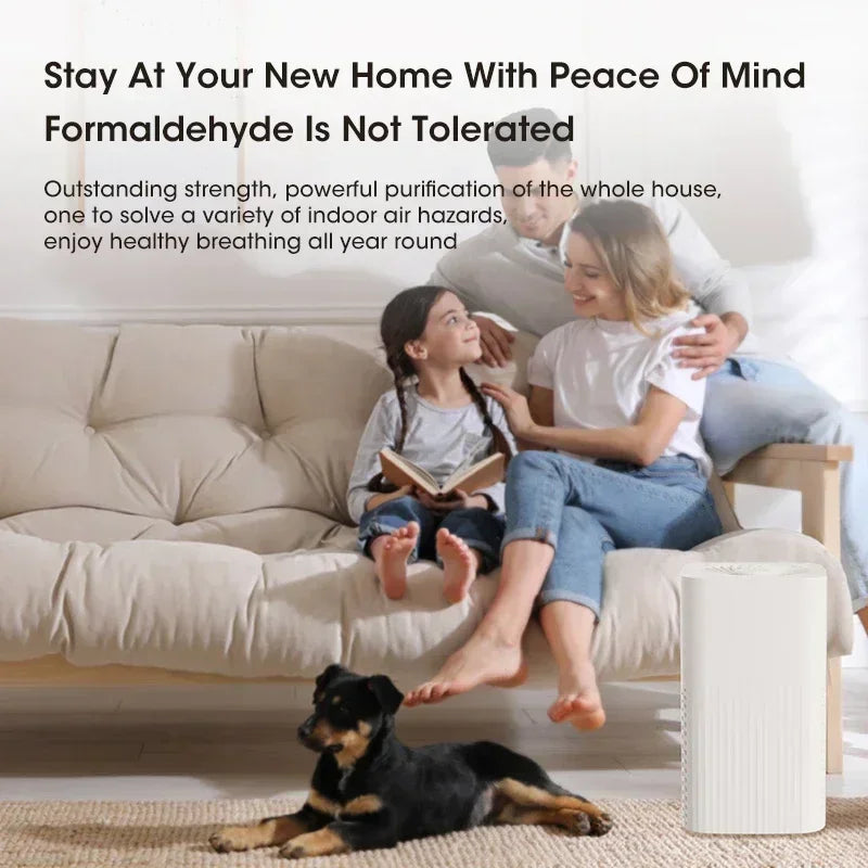 NOCCLILI Portable Air Purifier – H13 True HEPA, Negative Ion Deodorizer, USB Powered