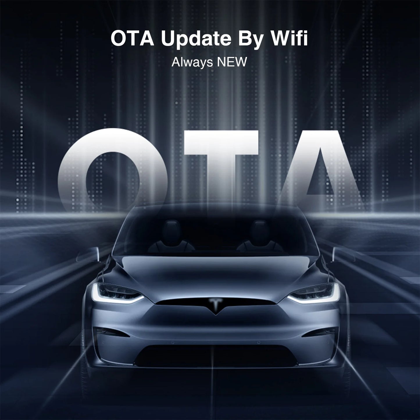 CATRONICS 9.6″ Tesla Instrument Cluster HUD – Linux Display with Wireless CarPlay & Android Auto, Blind Spot Alerts