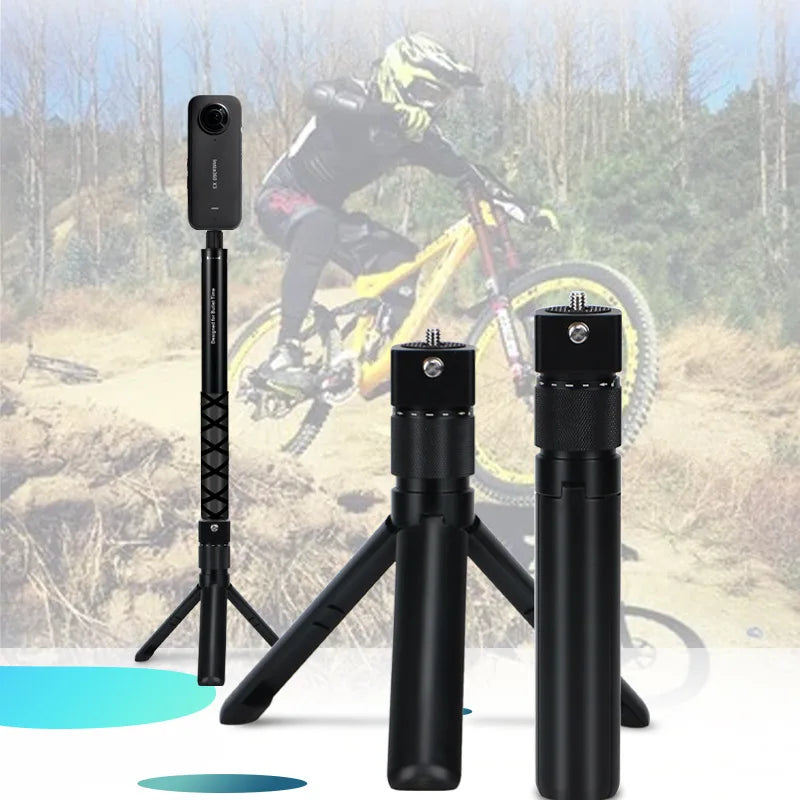 Aluminum Selfie Stick for Insta360, GoPro & DJI Action Cameras