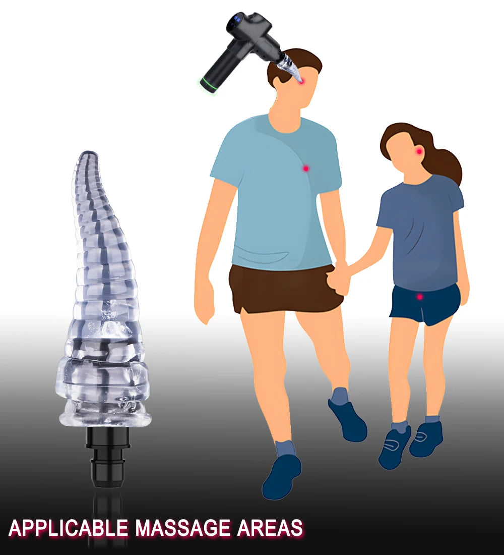 GraySwan Percussion Massage Gun – Variable Frequency Deep Tissue Muscle Relaxation