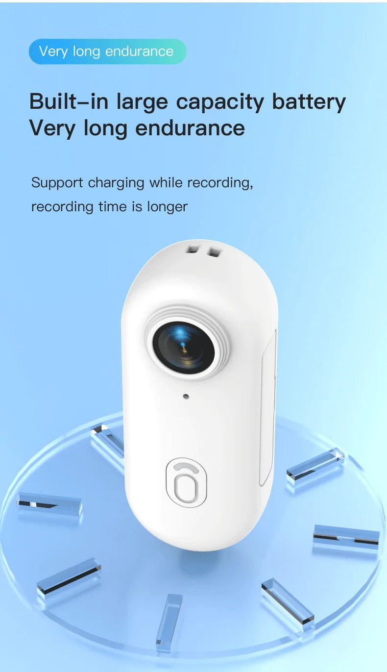 JETO H88 Ultra-Mini 4K Sports Action Camera – Waterproof Case, WiFi, POV Recording