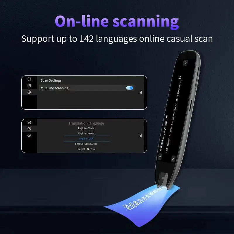 S65 Pro Portable Voice Translation Device | Real-Time Multilingual Translator
