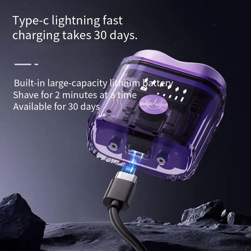 DUTRIEUX AMT1000 Rotary Electric Shaver – Waterproof Rechargeable Men’s Shaver