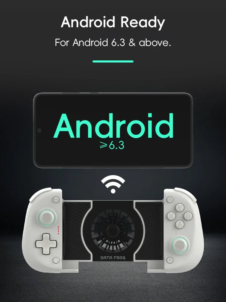 X3 Wireless Gaming Controller for Android – Hall Joystick Mobile Gamepad with Cooling