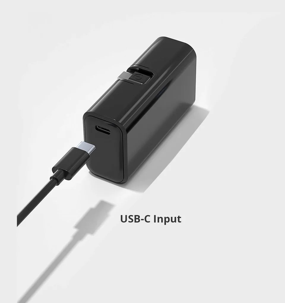 Pocket Power Bank 5000mAh – 22W PD Fast Charge with Foldable Plug