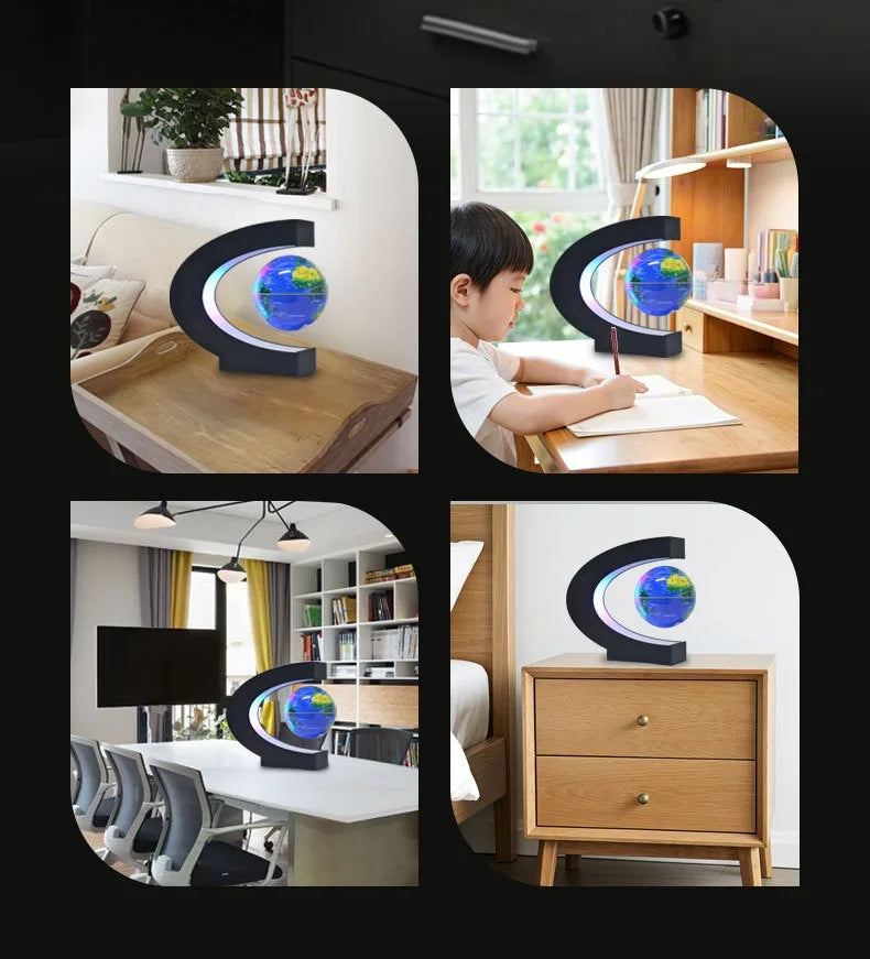 Floating LED Levitating Ball Lamp | Magnetic Suspension Desk Decor Light