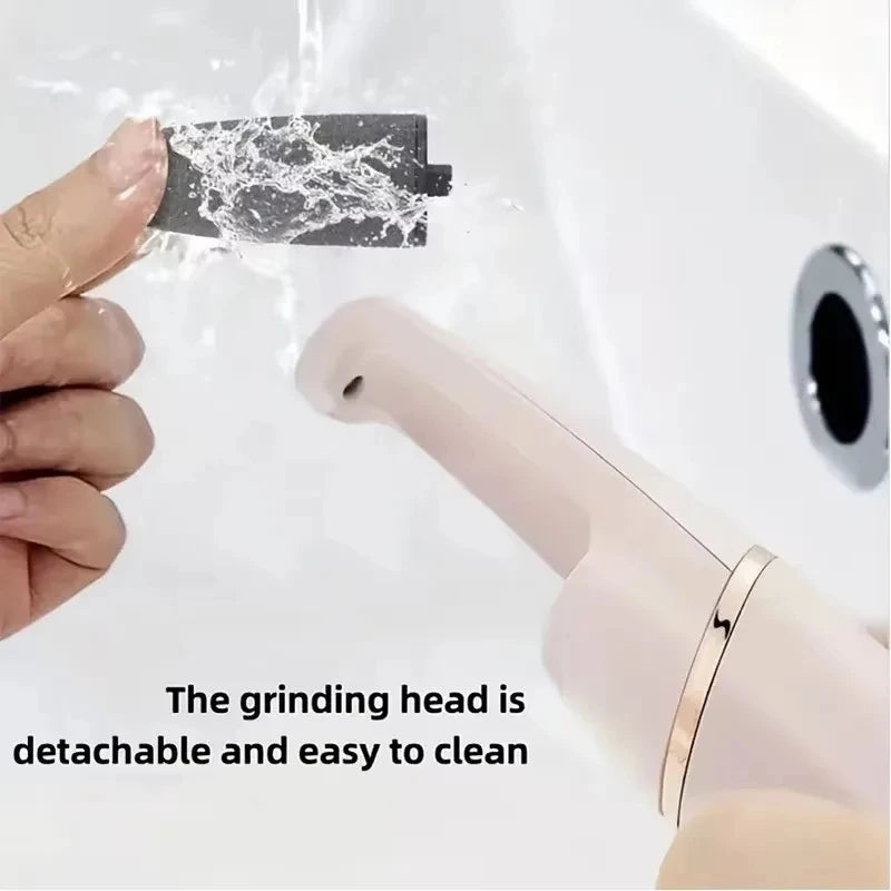 Electric Foot Grinder Pedicure Kit – Rechargeable Dead Skin & Heel Callus Remover