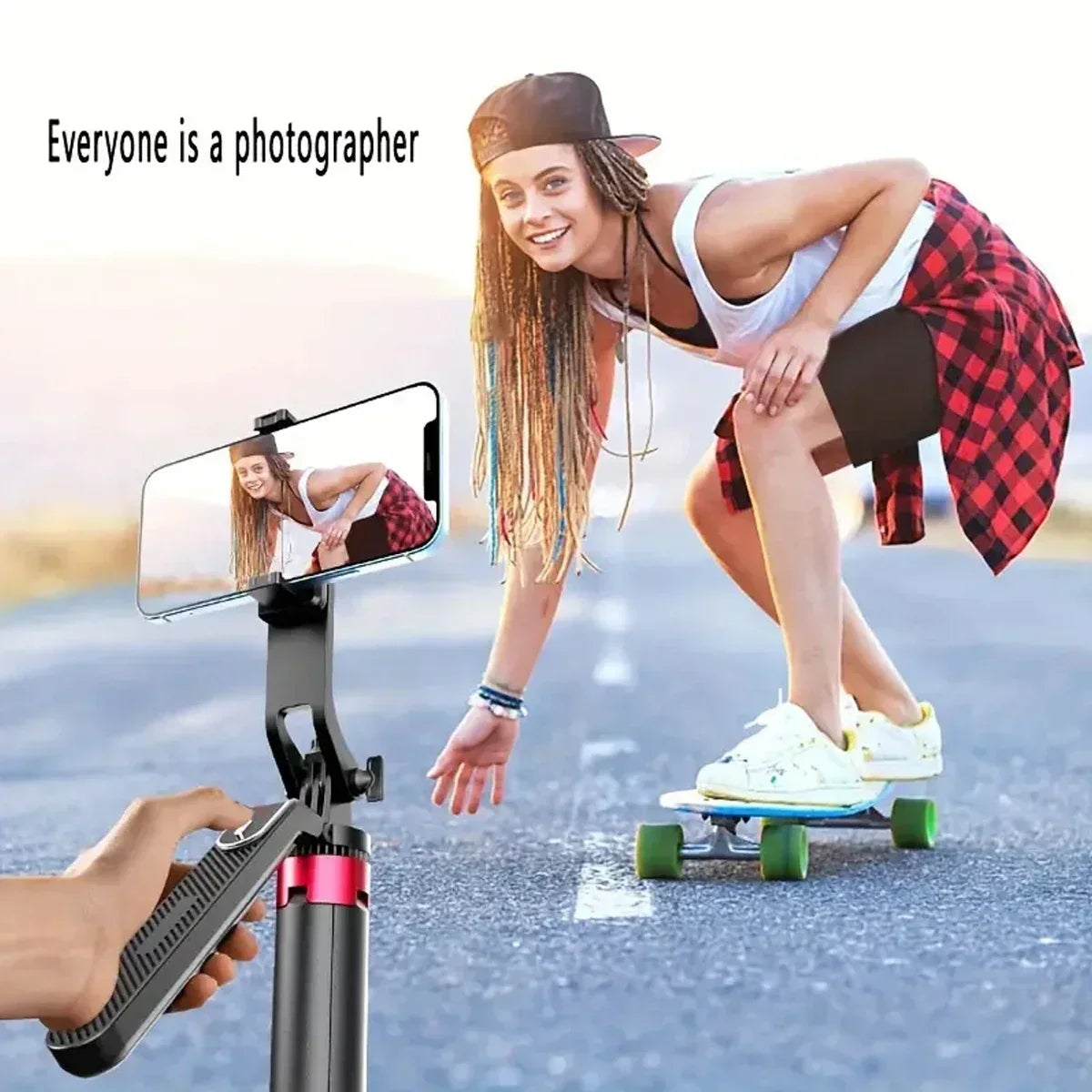 Professional Aluminum Tripod Stand for Video Cameras & Filmmaking