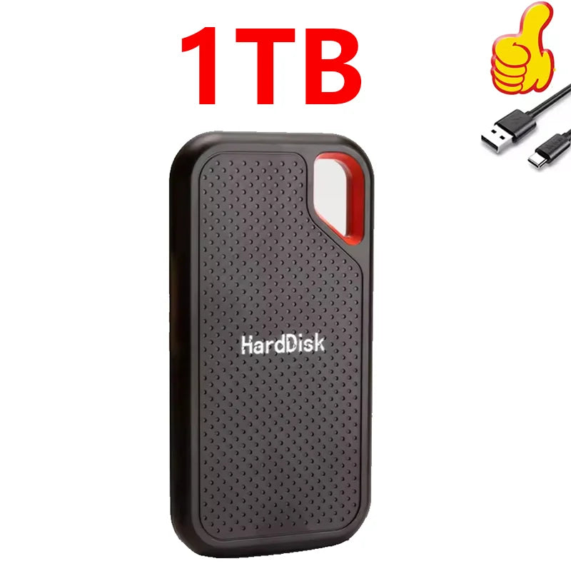 USB 3.2 Portable SSD External Drive – Fast Storage for Laptop, Desktop & Gaming Consoles