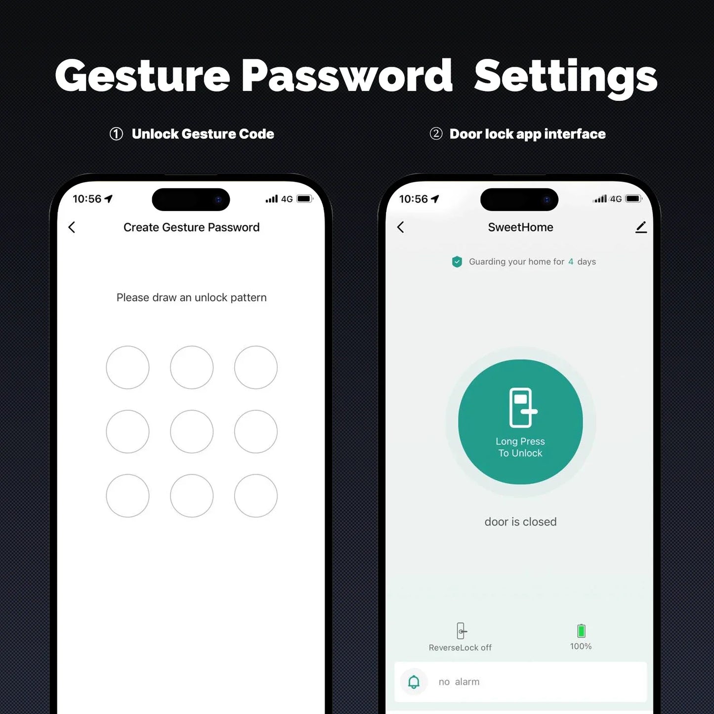 MOES Tuya Zigbee Smart Door Lock – Fingerprint, Password & IC Card with Alexa Support