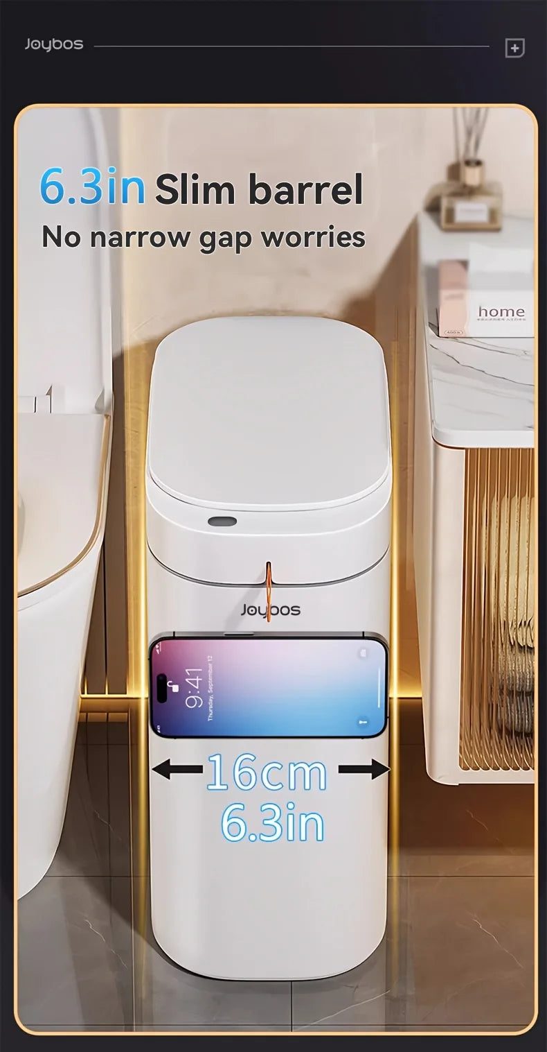 Smart Bag-Sucking Trash Can – Rechargeable Touchless Induction Waste Bin