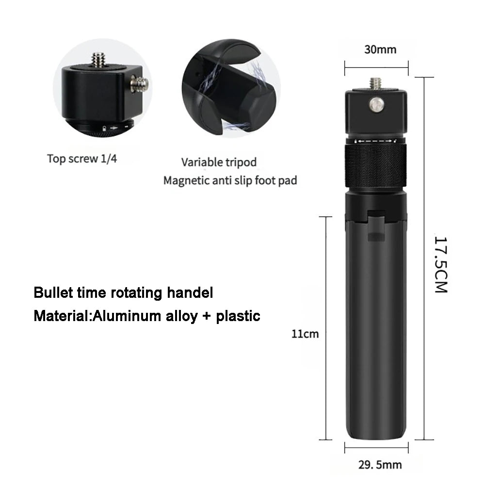 Professional Invisible Selfie Stick Tripod for Insta360 X5/X4/X3 & Action Cameras