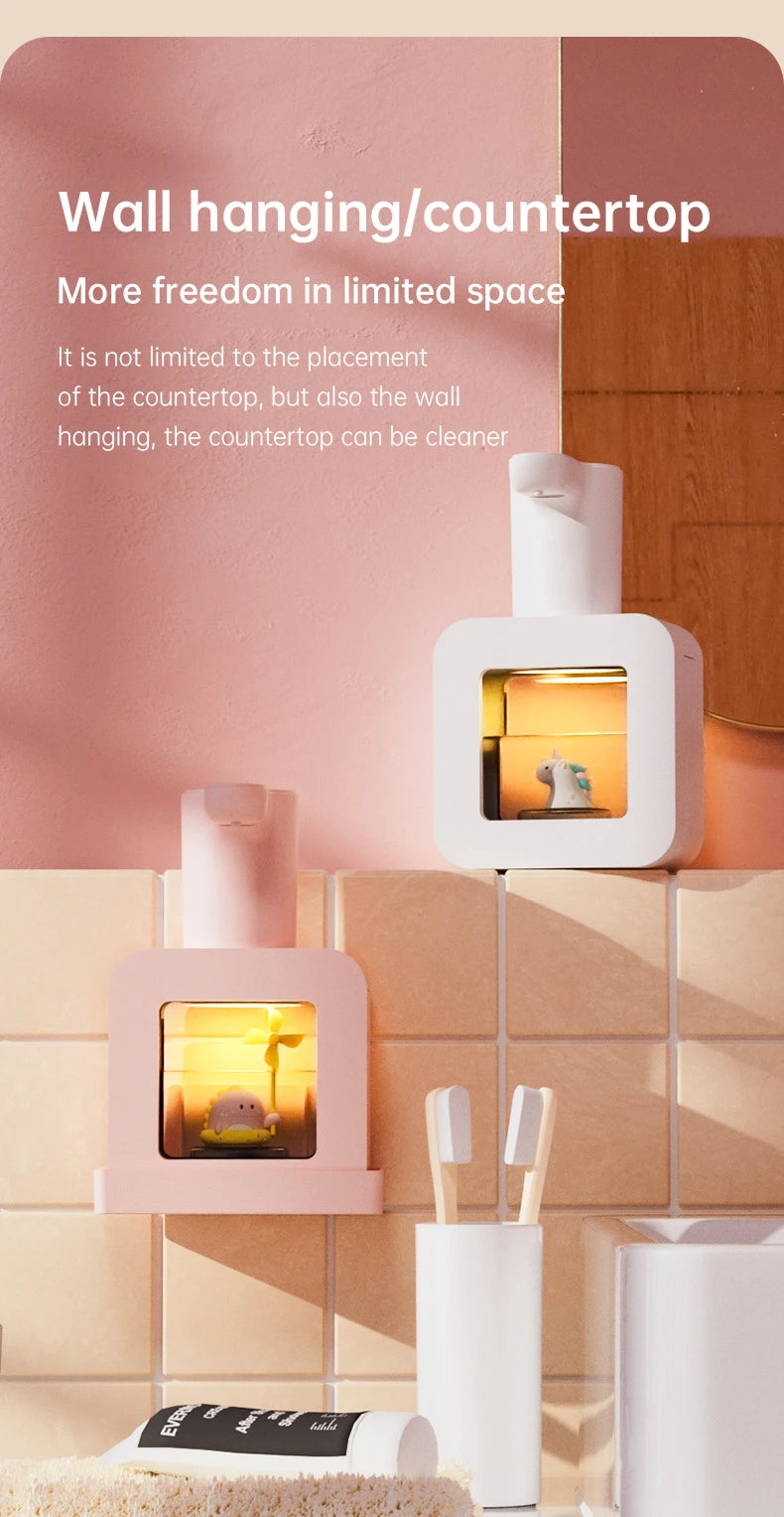 Cute Touchless Foam Soap Dispenser for Kids