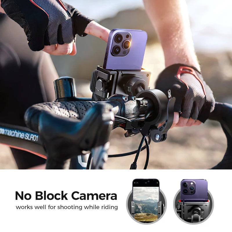Bicycle Phone Holder JR-ZS266 – Secure Triple Protection Handlebar Mount