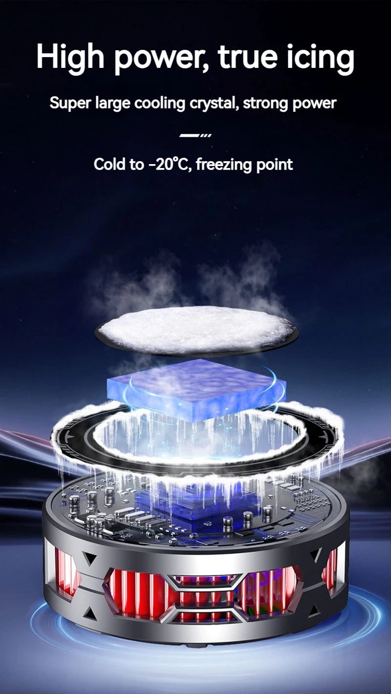 K20 Universal Magnetic Phone Cooler for Gaming | Digital Display