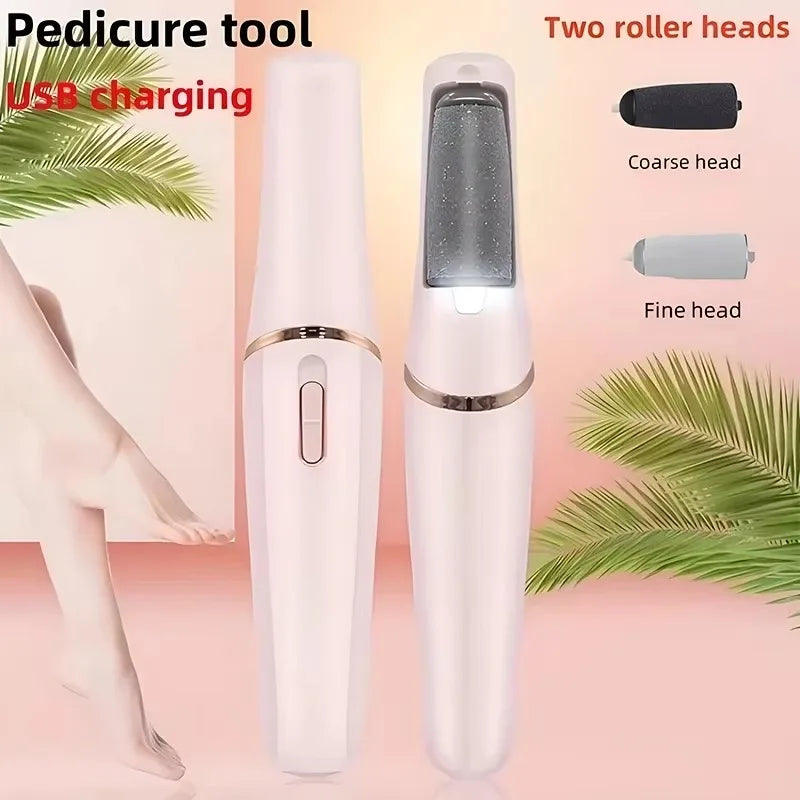 NOCCLILI Electric Foot File Pedicure Tool – USB Rechargeable Dead Skin & Callus Remover