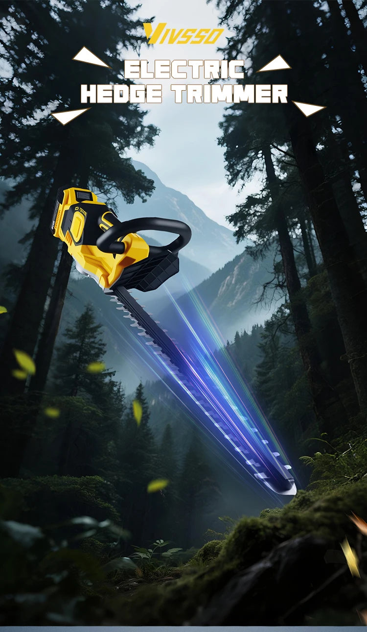 For Dewalt 20v Battery Pins Cordless Electric Hedge Trimmer Brushless – Stainless Steel Blade Garden Cutter (Battery Optional)