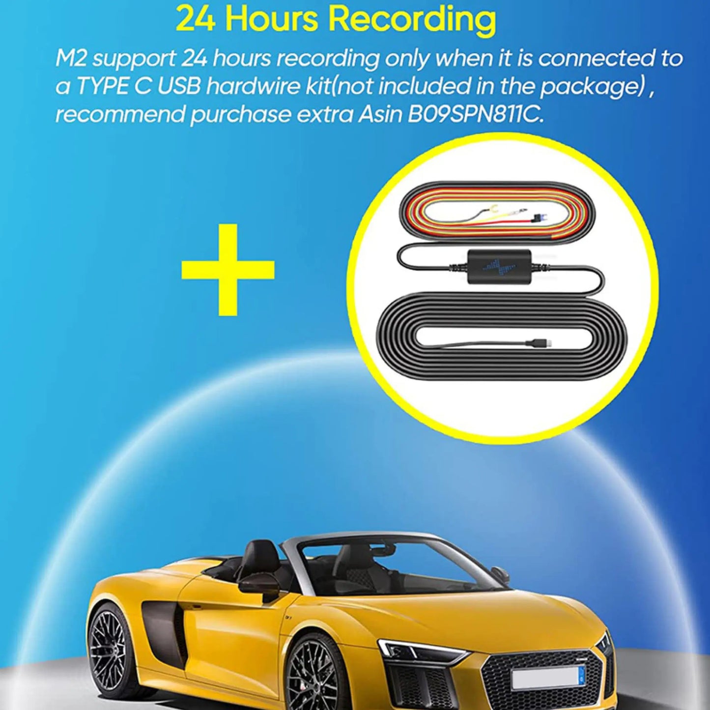 Baideluo 360° 4-Camera Dash Cam – Full Coverage Parking Guard & Night Vision DVR