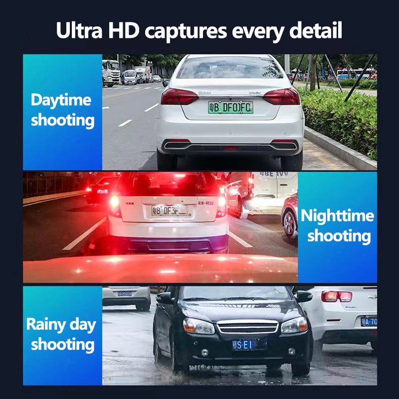 etymoofox 4K Mini Dash Cam – Ultra HD WiFi Car DVR with Night Vision & Parking Monitor