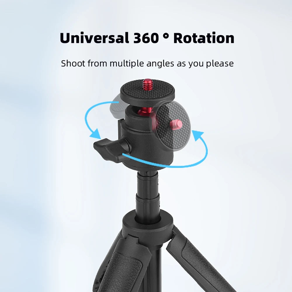 Extension Pole Tripod – Mini Lightweight Stand with 360° Ball Head