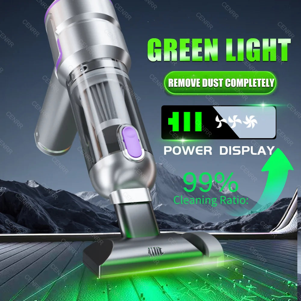 CENRR Pro Max Portable Car Vacuum Cleaner – High-Power Cordless Vehicle & Home Cleaner