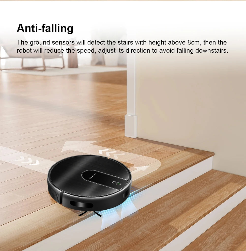 Liectroux N7S-U Smart Robot Vacuum Cleaner – Wet & Dry Mop, HEPA Filter, Alexa Ready